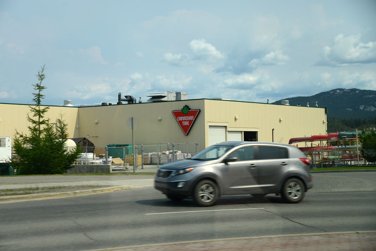 21 Driving Past The Canadian Tire Store In Whitehorse Yukon